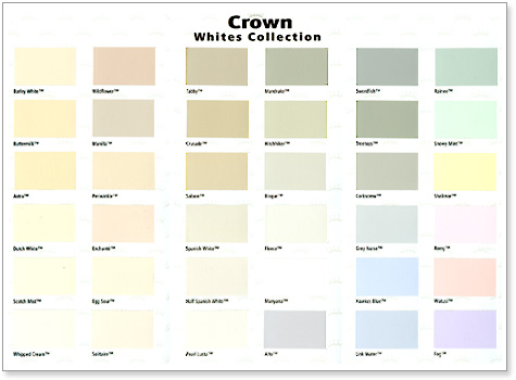 Crown Heritage Paint Chart